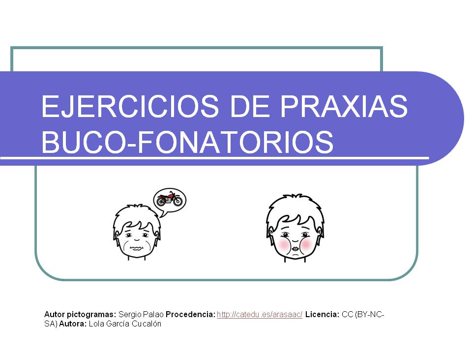 Praxias bucofonatorias: presentación y registro.