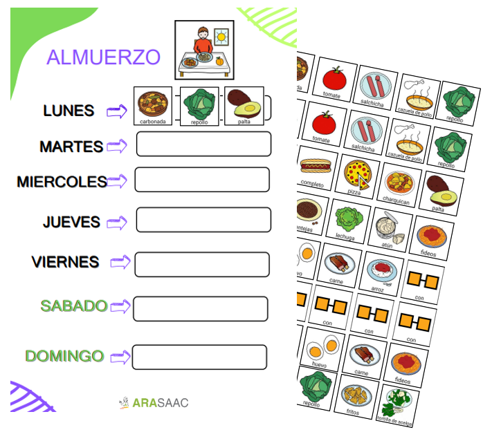 Menú semanal 