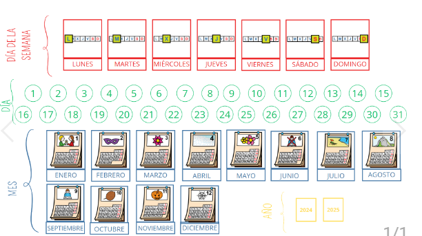 ВИЗУАЛЕН КАЛЕНДАР - ПРИВРЕМЕНА ОРГАНИЗАЦИЈА