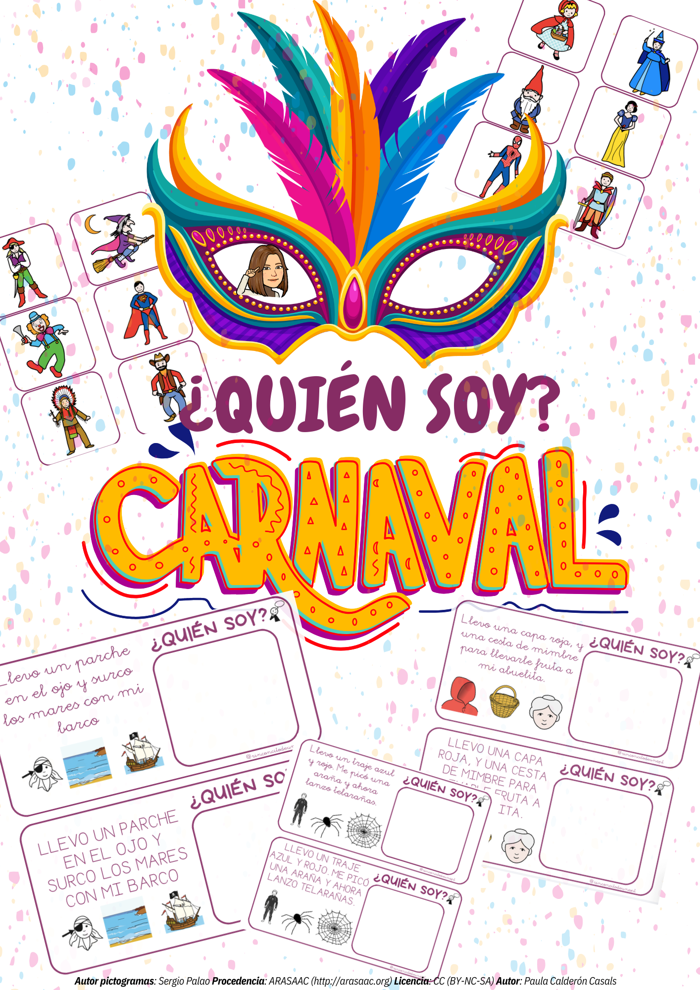 ¿Quién soy? Adivinanzas carnaval. 