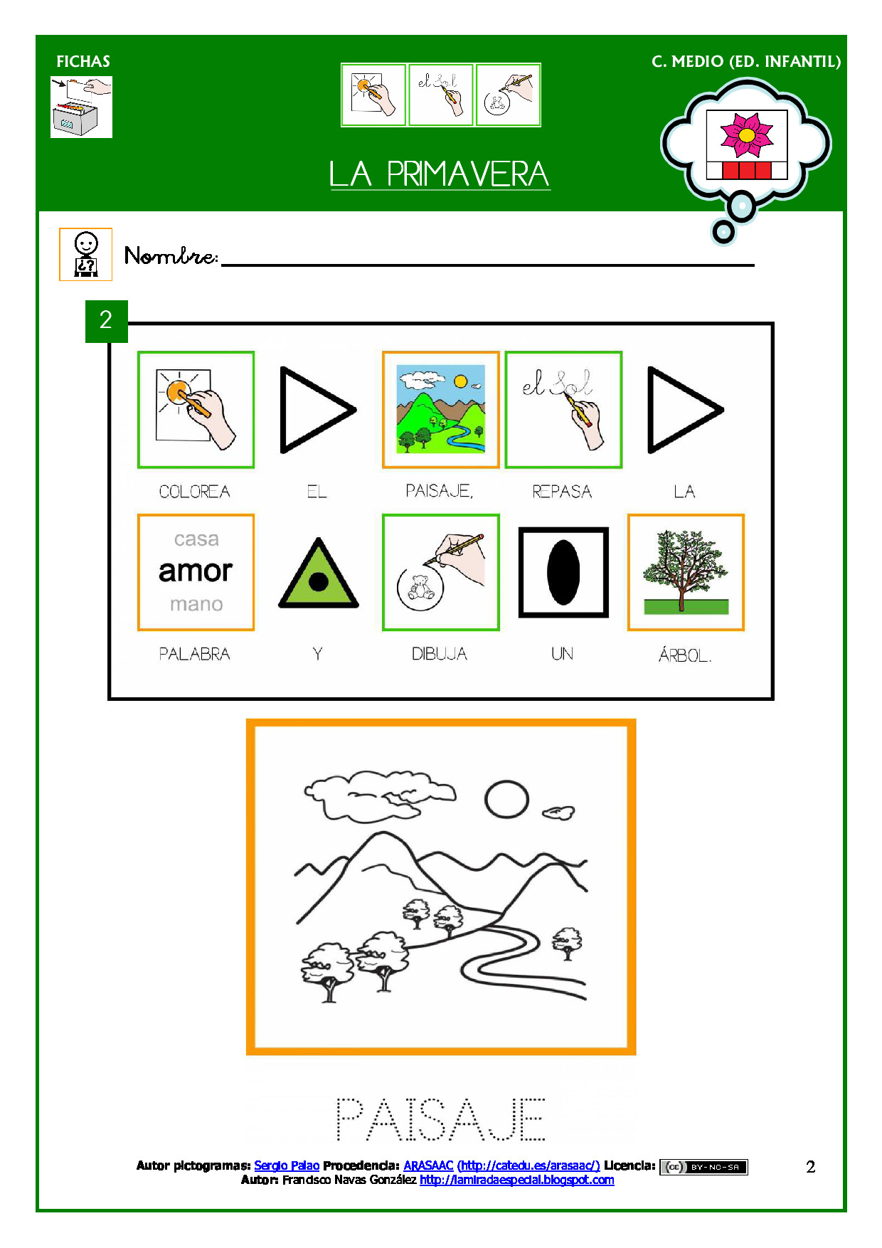 Actividades sobre la Primavera