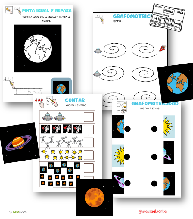 Fichas: Los planetas