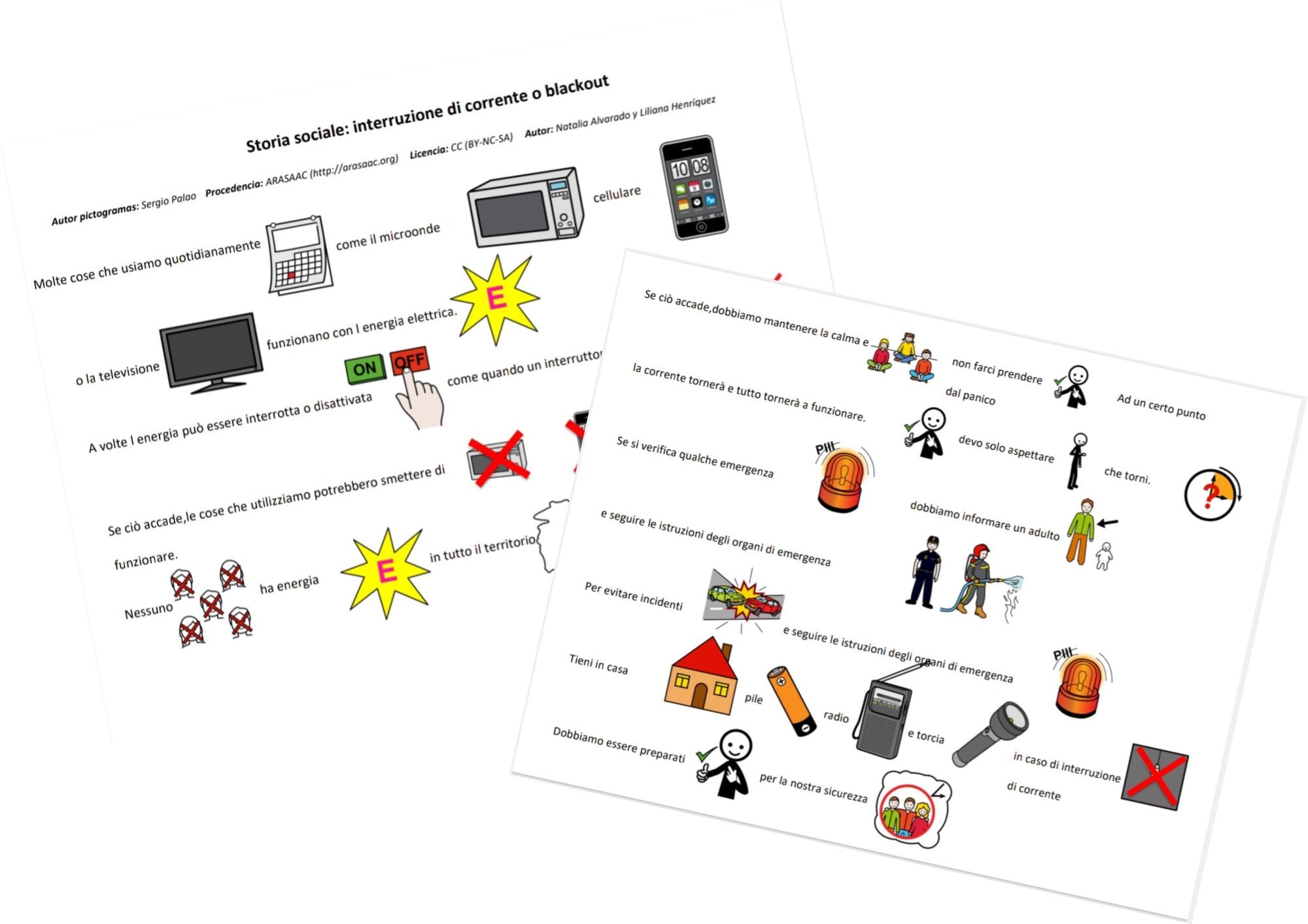 Storia sociale: interruzione di energia o blackout