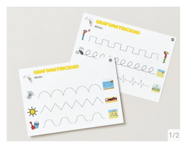 Cuaderno: grafomotricidad verano. 