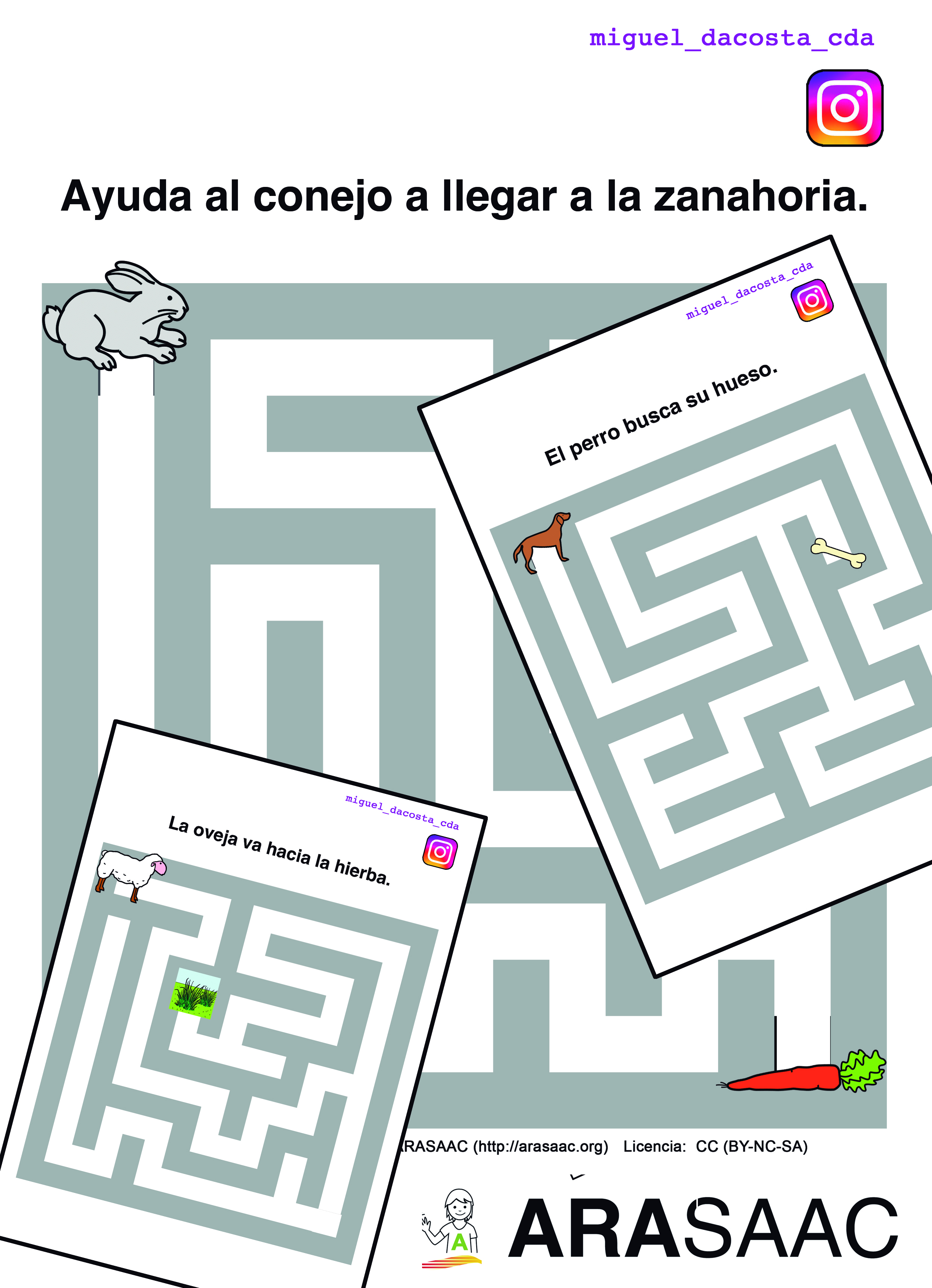 🔹 Laberintos para el desarrollo cognitivo y motor 🔹