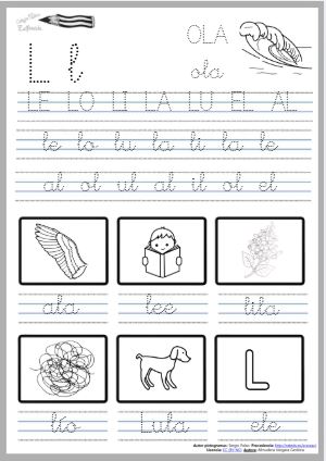 Cartilla de escritura