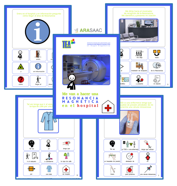Historia social: Me van a hacer una Resonancia Magnética en el hospital. 