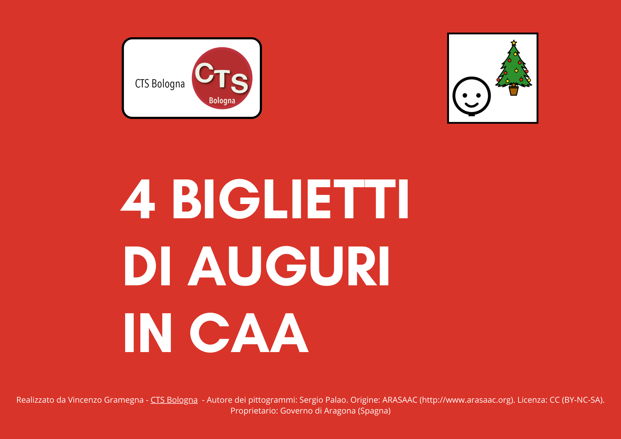 Auguri di Natale - 4 Biglietti d'auguri.