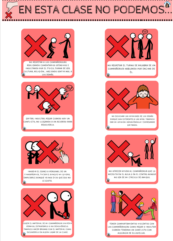 Actividad convivencia: Pautas de convivencia.