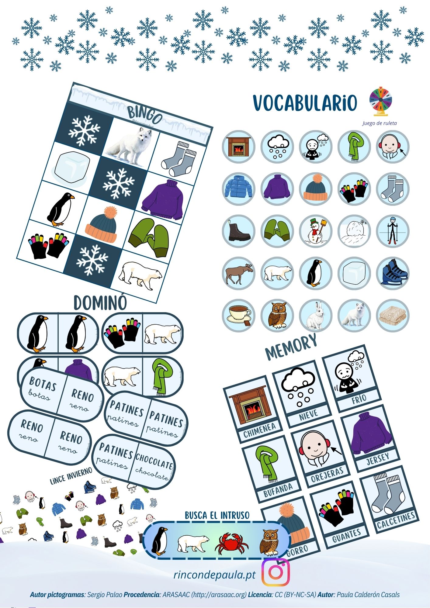 Actividades: Juegos del invierno.