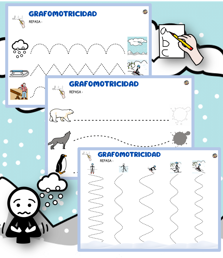 Cuadernillo: Grafomotricidad de invierno.
