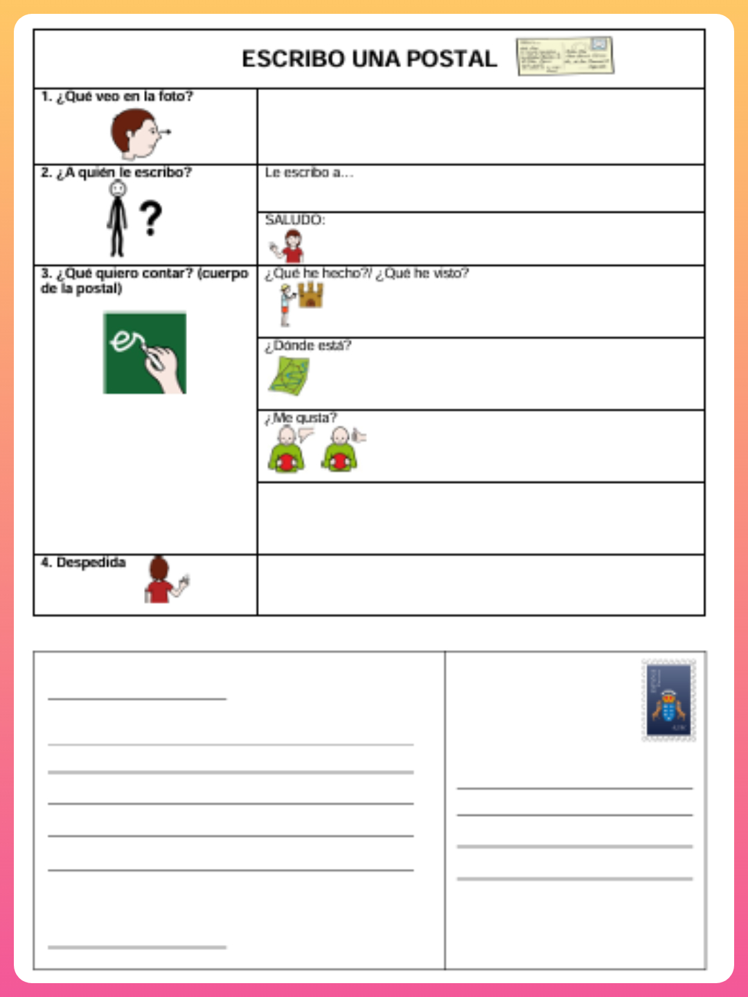 Plantillas escritura