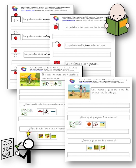 Fitxes d'exercicis: comprensió lectora nivell 1