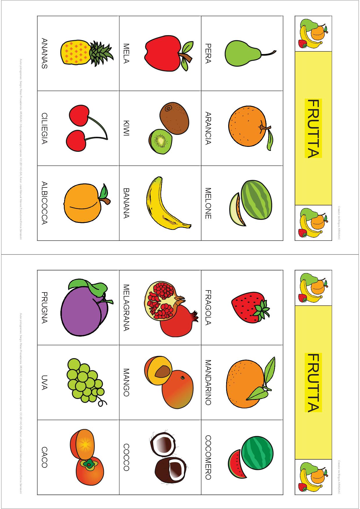 Bingo della Frutta