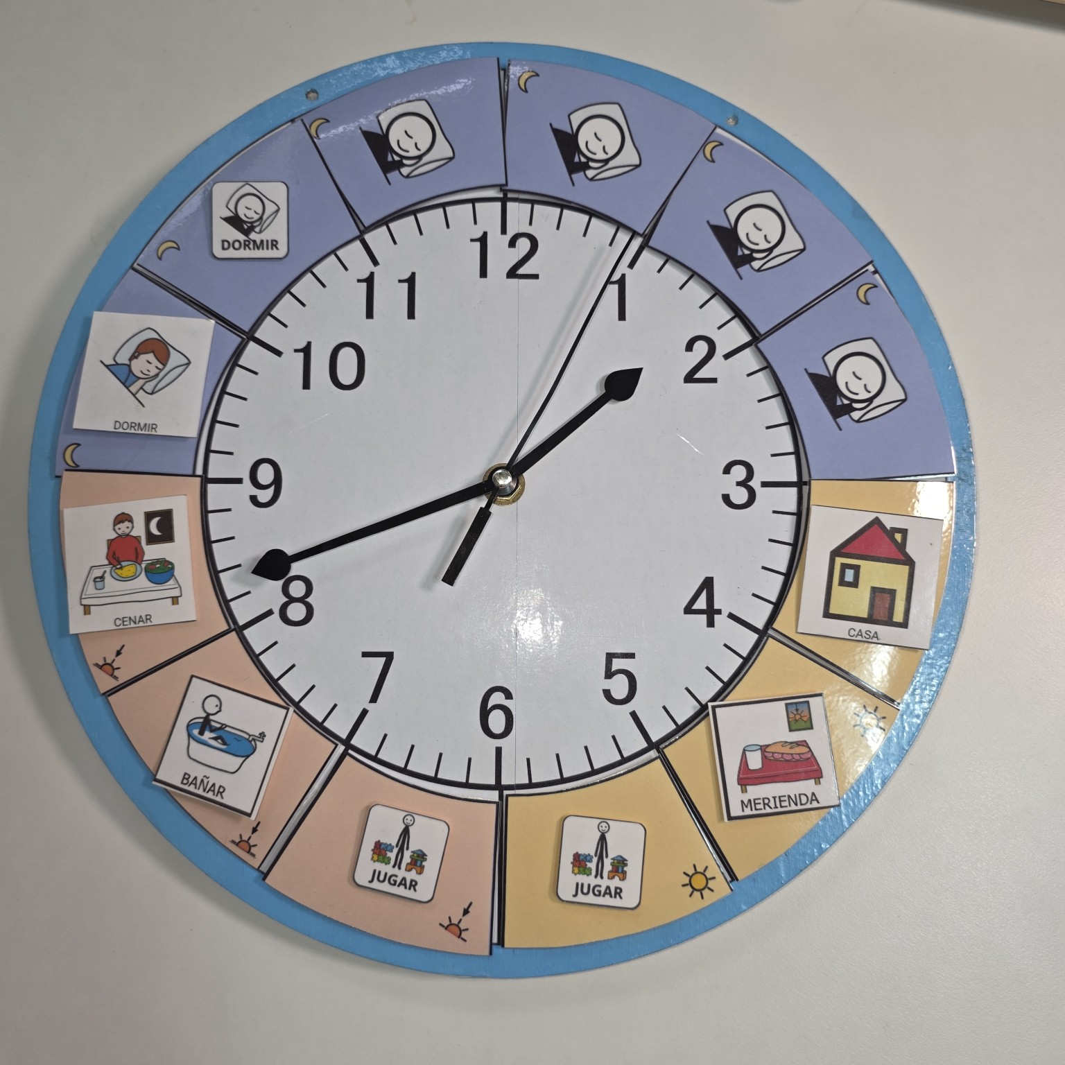 MI DÍA EN UN RELOJ