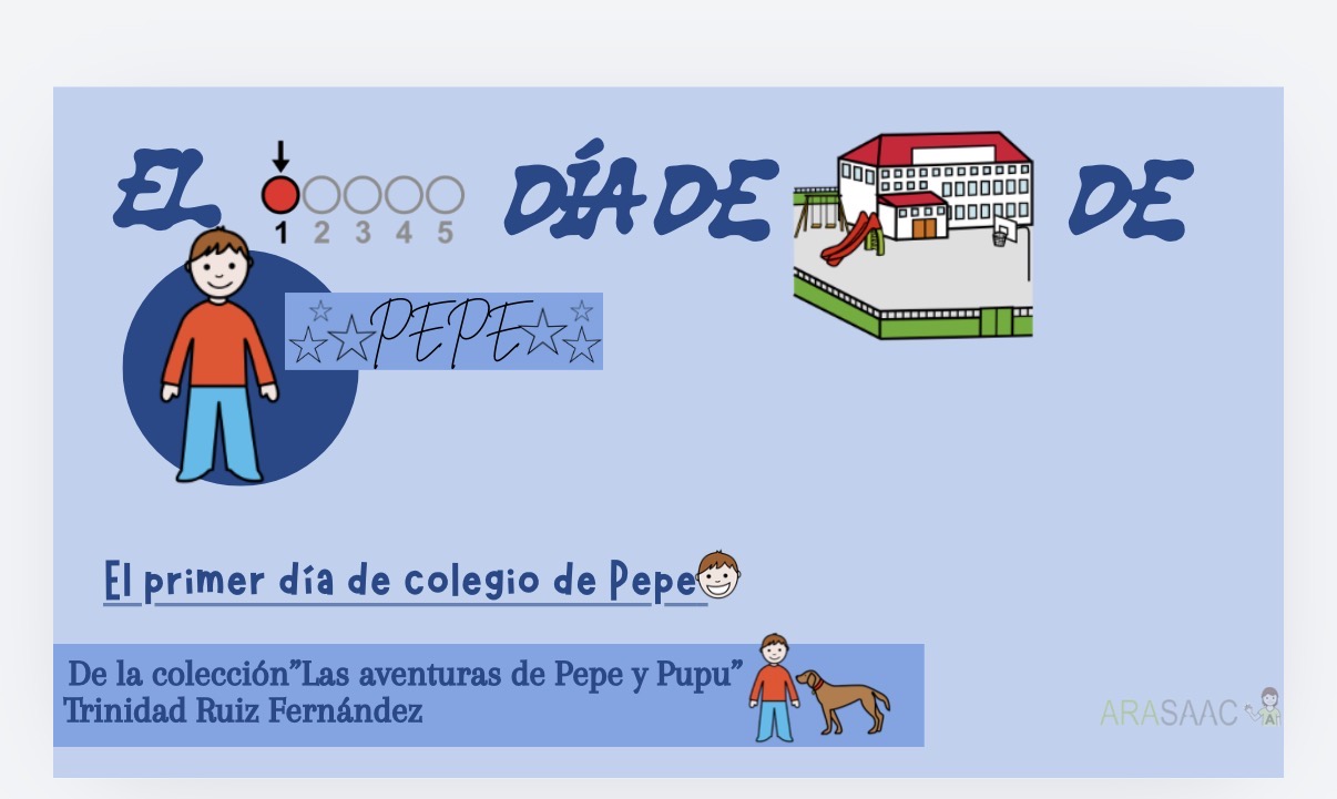 Cuento: El primer día de colegio de Pepe