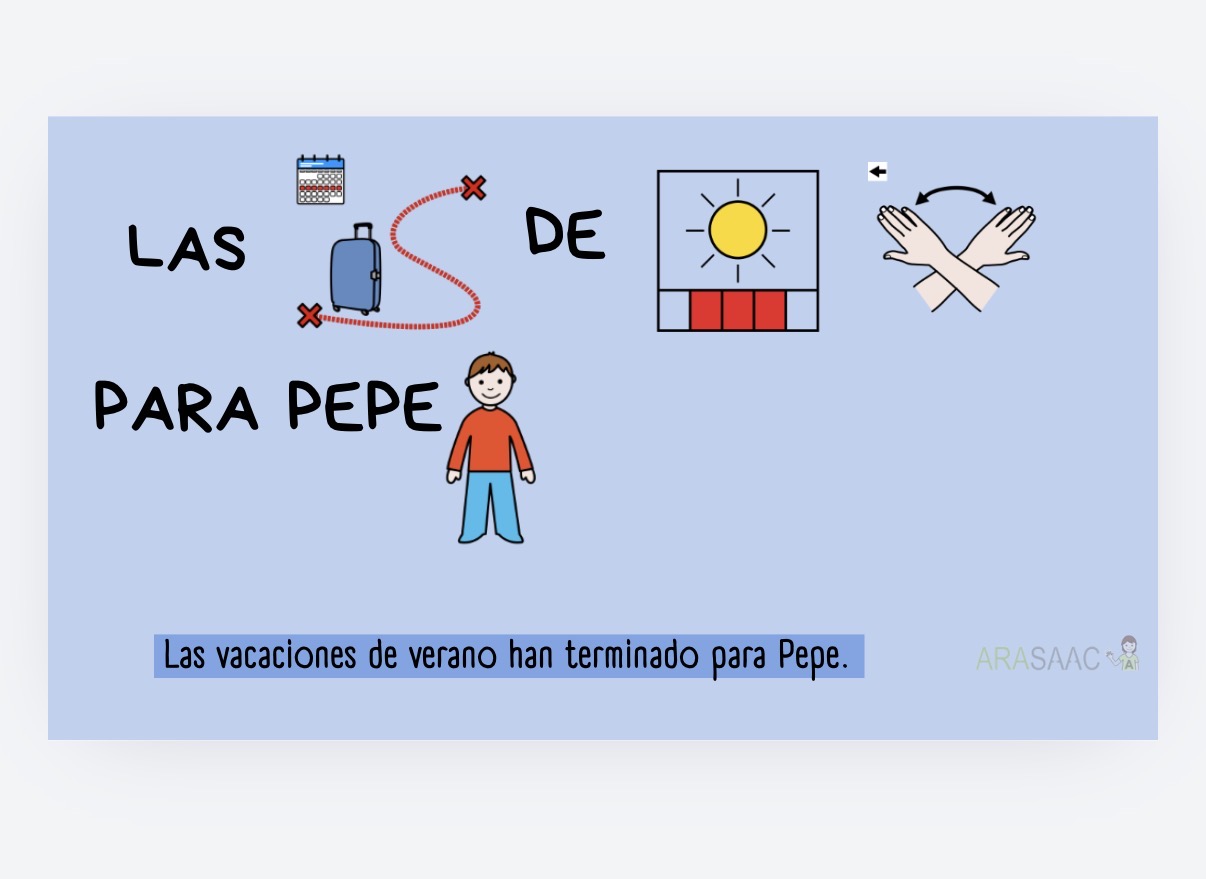 Cuento: El primer día de colegio de Pepe