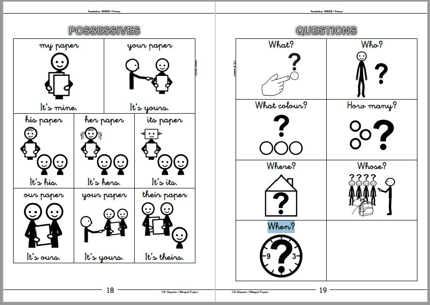 Vocabulary Book - Basics