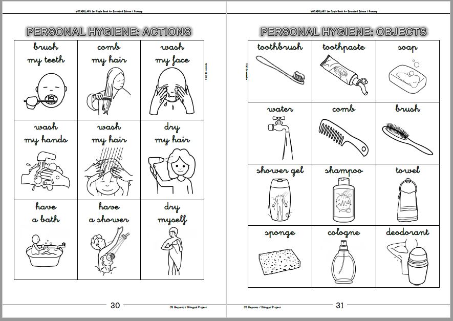 Vocabulary Book - 1st Cycle - Book A (Extended Edition)