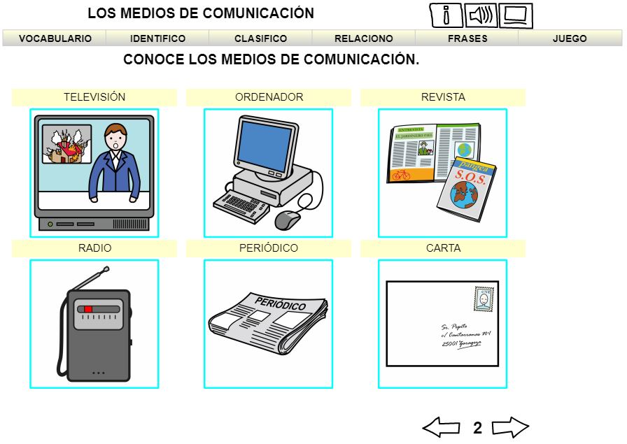 Libro Interactivo Multimedia: Medios de comunicación