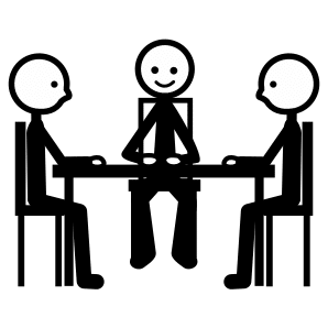 Pictograma dunha Reunión de persoas