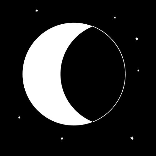 Pictograma: LA LUNA SE PONE DELANTE DEL SOL.