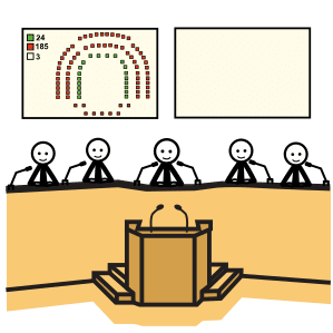 Pictograma do parlamento