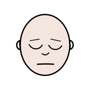 Calmo - pittogramma CAA ARASAAC