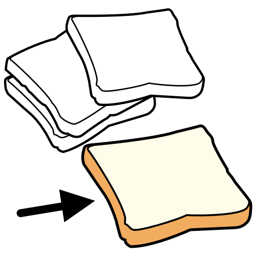 Pictograma para Escolher o pão